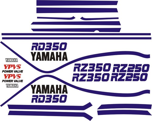 Decalcomanie per yamaha - decalcomanie, rd350