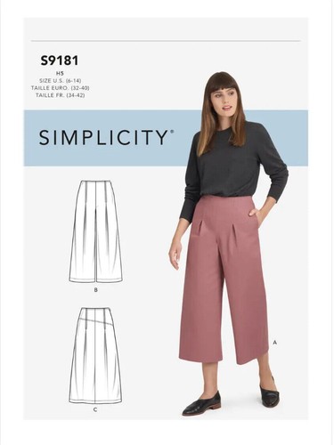 Simplicity 9181 pantaloni - 9181, e