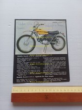 Ancillotti Scarab A 50 regolarità codice Sachs 1973 depliant italiano originale