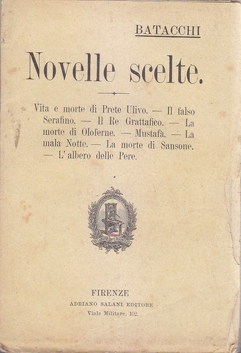 Novelle scelte domenico - novelle, di
