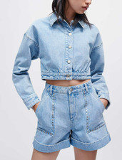 Maje Women's Blue Studded