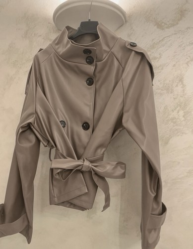 Trench giacca donna beige