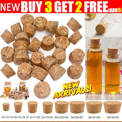 10x tappi conici sughero - 10x,