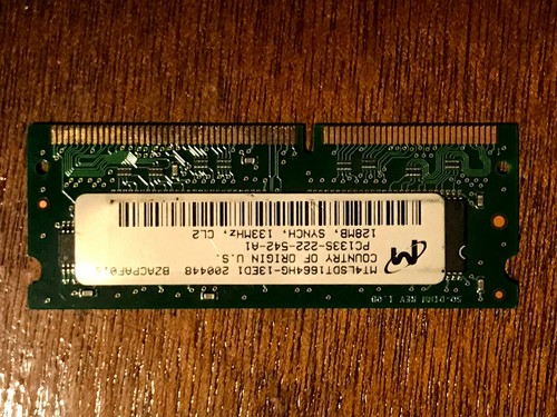 Memoria ram 133 - 133, 128mb