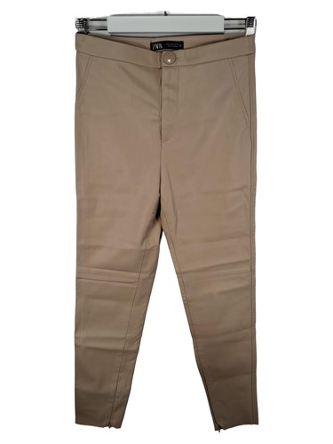 Zara pantaloni donna beige - zara,