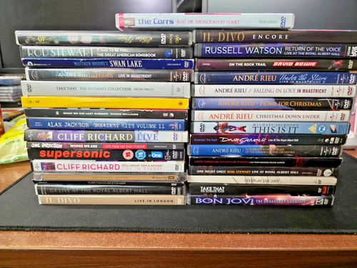 Music dvd bundle joblot - music,