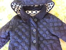 Giubbotto bimba trapuntato velluto pile lampo 2-3 anni 92-98 cm blu Tu