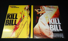 quentin tarantino KILL BILL 1 + 2 affiches cinema uma thurman  µ