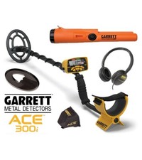Metal detector Garrett Ace 300i + puntatore professionale Garrett AT