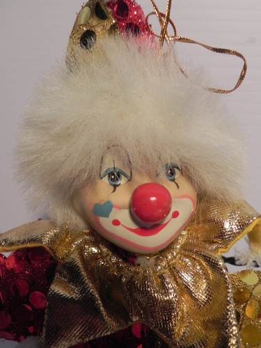 Bambola clown posabile ha - clown,
