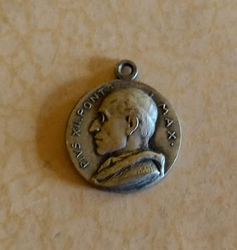 Vecchia medaglia religiosa - vecchia,