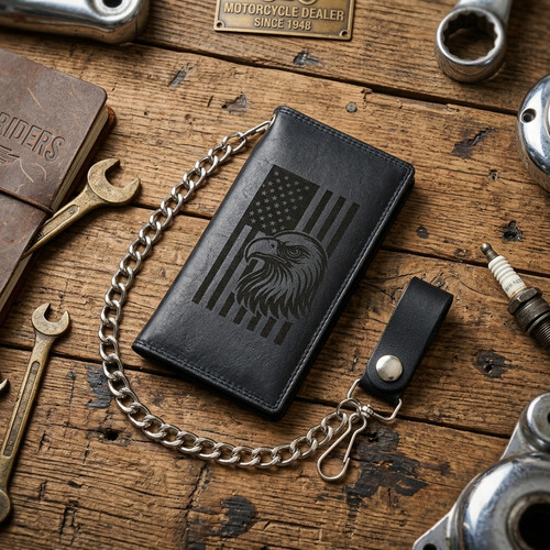 Portafoglio lungo biker - , in