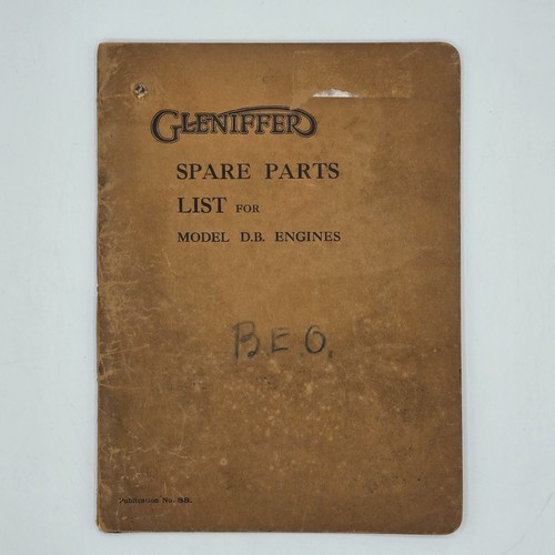 Gleniffer engine spare - gleniffer,