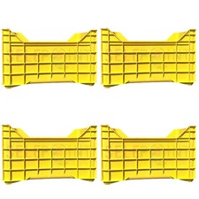 CASSETTA AGRICOLA CHIUSA SOVRAPPONIBILE PER LEGNA FRUTTA OLIVE 40 LT 4 PEZZI