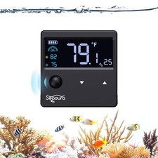 Seaoura SR-801 Termometro digitale per acquario con sensore di movimento per serbatoio in vetro