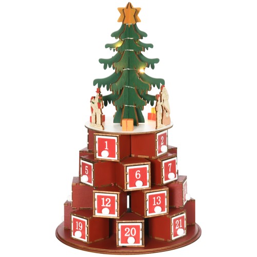 Homcom calendario dell avvento - homcom,