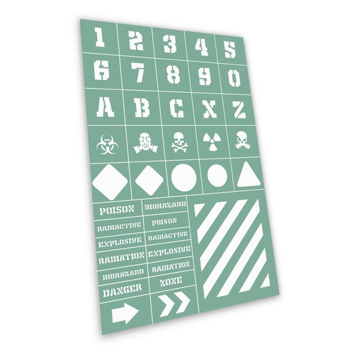 Stencil autoadesivi - ,
