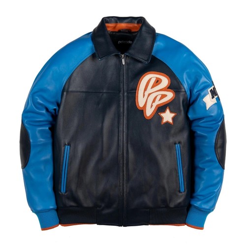 Giacca biker uomo pelle