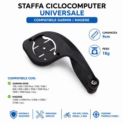 Supporto staffa ciclocomputer - supporto,