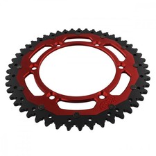 Kettenrad alu rot - kettenrad,