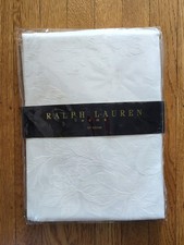 Tovaglia rotonda Ralph Lauren Home 70” panna avorio floreale nuova vecchio magazzino