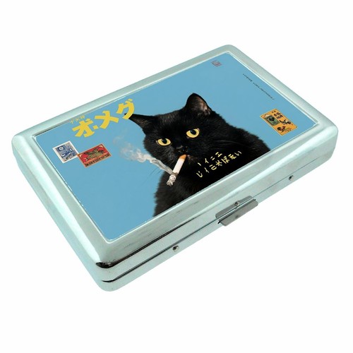 Portasigarette black cat chill - black,