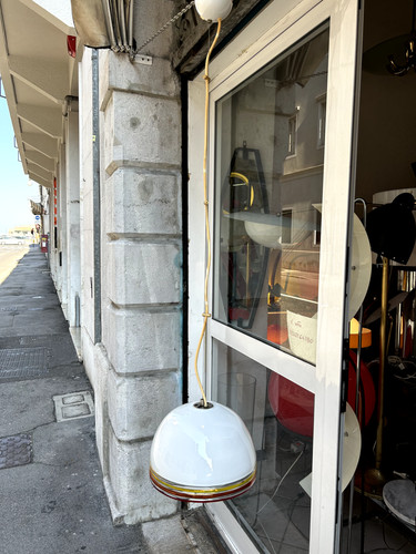 Lampadario febo 70s leucos - lampadario,