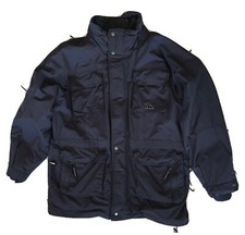 ROBE DI KAPPA Giubbotto giaccone imperm BLU Tg L interno in pile staccabile