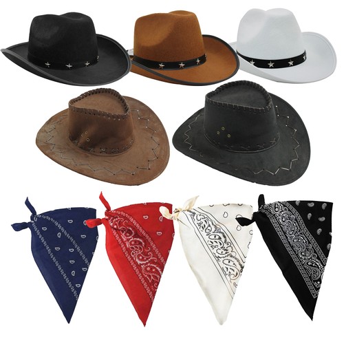Set cappello bandana cowboy - set,