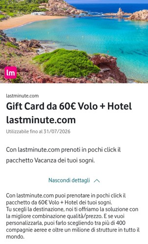 Gift card lastminute - 2,