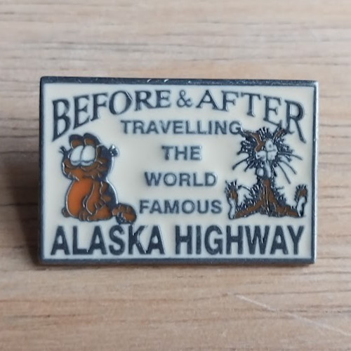 Alaska highway before after - before, &
