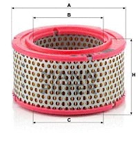 Filtro aria adatto citroën - adatto, a: