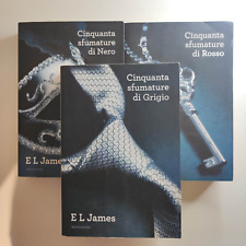 Cinquanta 50 sfumature di grigio rosso nero trilogia completa 3 Libri James