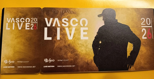 Vasco rossi biglietto - rossi, posto