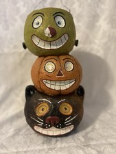Vintage Paper Mache Pumpkin