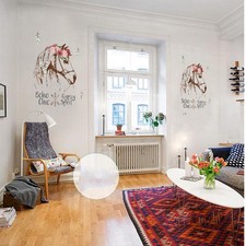 Horse Mur Sticker Bohemia Chic