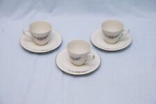 servizo the 3 tazze piattini porcellana sebring limoges sevres fiori