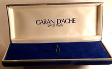 CARAN d'ACHE SWISSMADE-CUSTODIA PER PENNA O STILO-VINTAGE-ASTUCCIO-SCATOLA-USATA