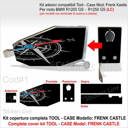 Kit adesivi tool case - case, bmw