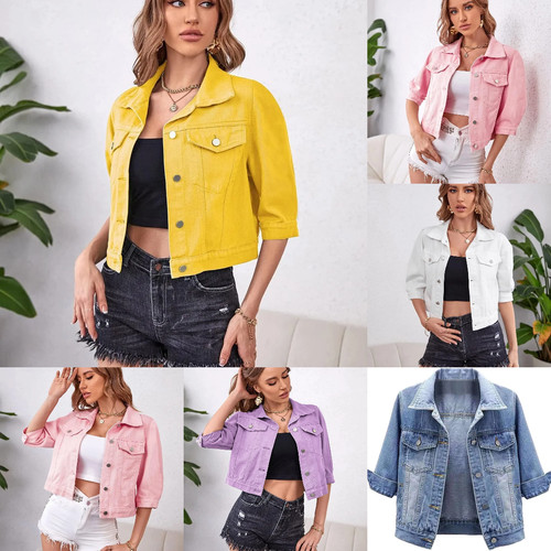 Giacca denim donna jeans - denim,
