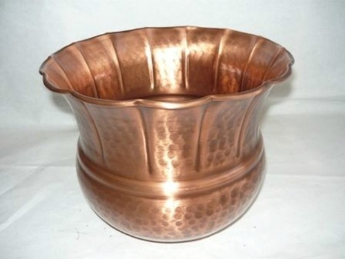 Handmade copper amphora - copper, vase