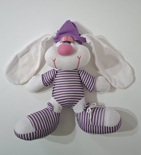 Peluche coniglio con vestito - peluche,