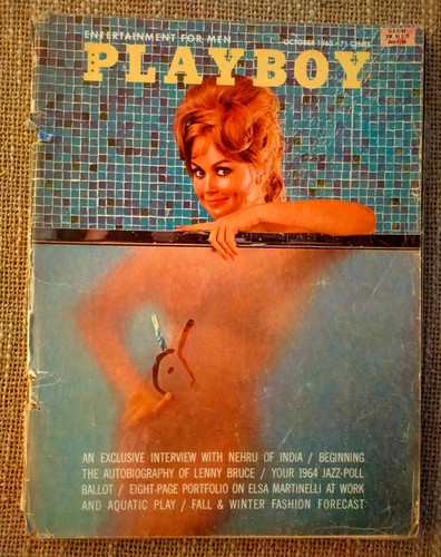 Rivista playboy ottobre 1963 - playboy,