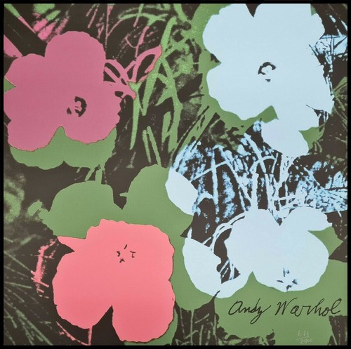 Andy warhol fiori - warhol, *