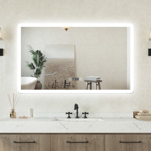 Specchio bagno rettangolare - specchio,
