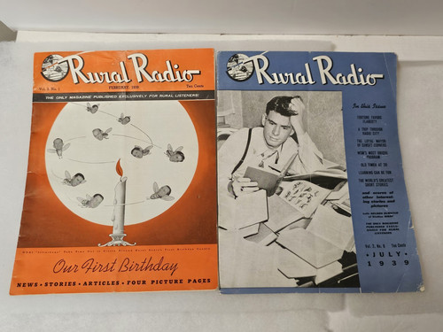 Vintage rural radio magazine - vintage,