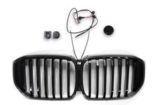 Griglia sportiva, nero lucido