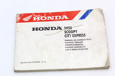 HONDA LIBRETTO USO E MANUTENZIONE PER SH50 SCOOPY CITY