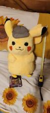 Peluche Detective Pikachu a grandezza naturale Pokémon peluche giocattolo morbido