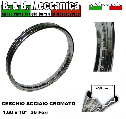 Cerchio acciaio cromato - acciaio,